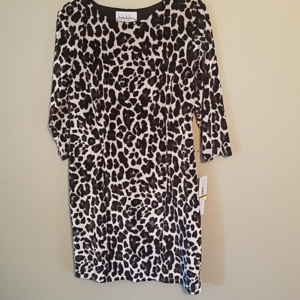 Nicole miller animal print dress